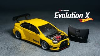 Mitsubishi Evolution X Hot Wheels Custom