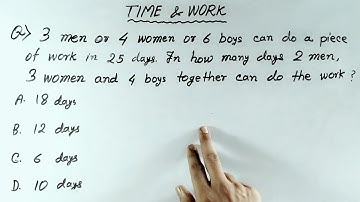 Time and Work Problems Shortcut & Tricks (In Hindi)