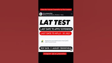 Lat 2024 New Test Date  #lat2024 #lat #heclat #lawadmissiontest2024 #latdate2024 #nextlatdate
