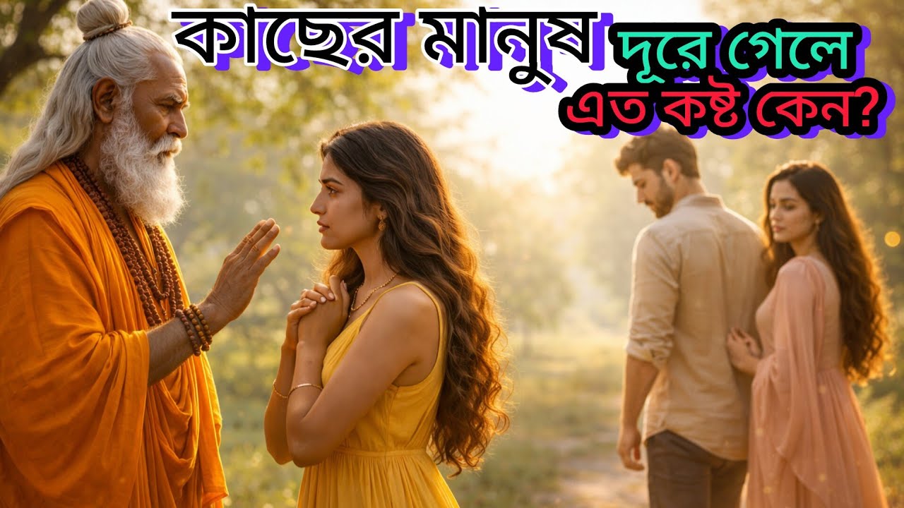 কাছের মানুষ দূরে গেলে এত কষ্ট কেন? গীতা ও পুরাণের গোপন সত্য জানলে অবাক হবেন #bhagavadgita 