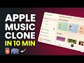 🍎 Make Apple Music Clone in 10 Mins | Real-Time Lyrics &amp; JamMode