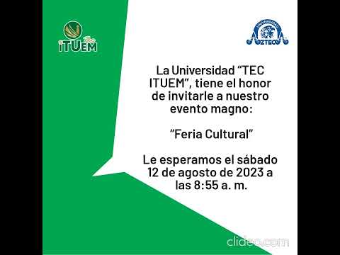Invitación feria cultural