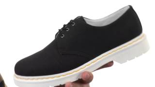 Dr. Martens Lester 3-Eye Shoe Canvas SKU:8650207 - YouTube