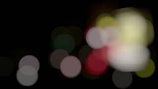 Railroad Crossroads Blurred Lights Loop 4K | Night Railway Bokeh Background 🔛💡