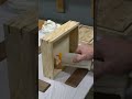Walnut Accent Frame Inside a Wooden Box #woodworking #shorts #tutorial