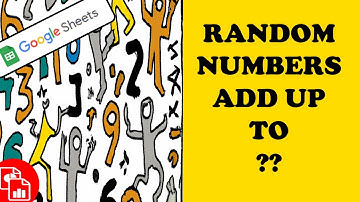 Generate Random Numbers that Add Up to Given Amount  - Google Sheets
