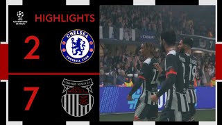McAtee scores STUNNING Overhead Kick | Chelsea 2-7 Grimsby Town | UEFA Champions League Highlights