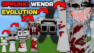 Minecraft But I Evolve Sprunki Wenda Phase 1-9