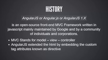 what is angular.js, angular2 or angular history