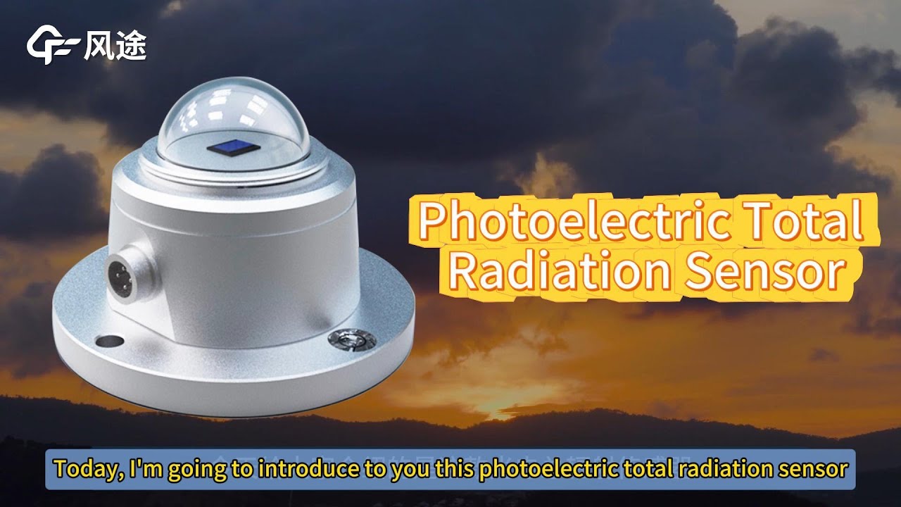 Photoelectric total radiation sensor 