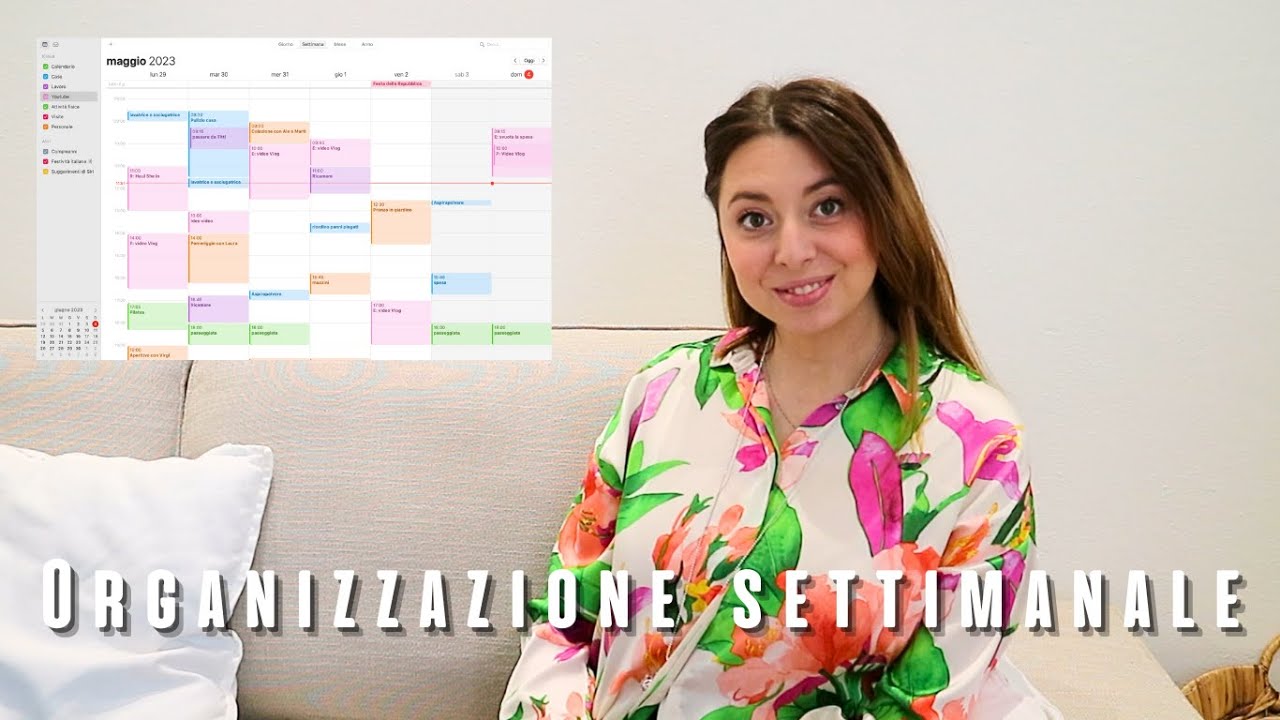 COME ORGANIZZO LA MIA SETTIMANA | JustNicole93 - YouTube