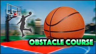 Insane outdoor basketball obstacle course!