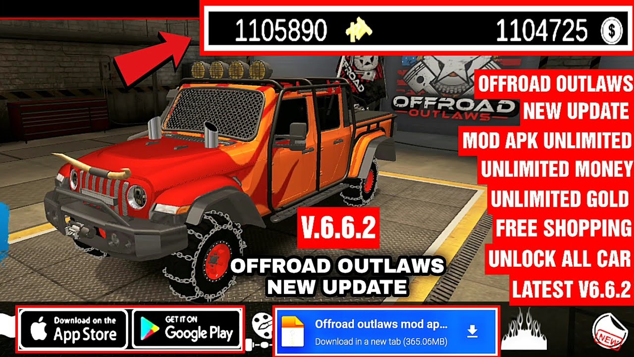 Offroad Outlaws Mod apk [Free purchase][Free shopping] download