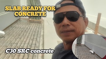 How to make steel reinforcement installation for floor slab part #2