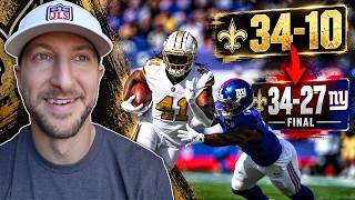The Saints Survive an INSANE Giants Comeback | James Skrmetta Reacts