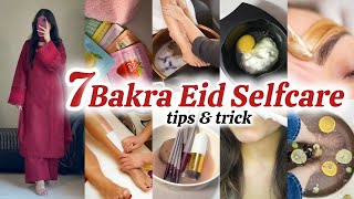 Bakra Eid Selfcare Routine 2026🌙 | Eid Selfcare at home | Hairmask,Meni/Pedi, Skincare,Wax etc 