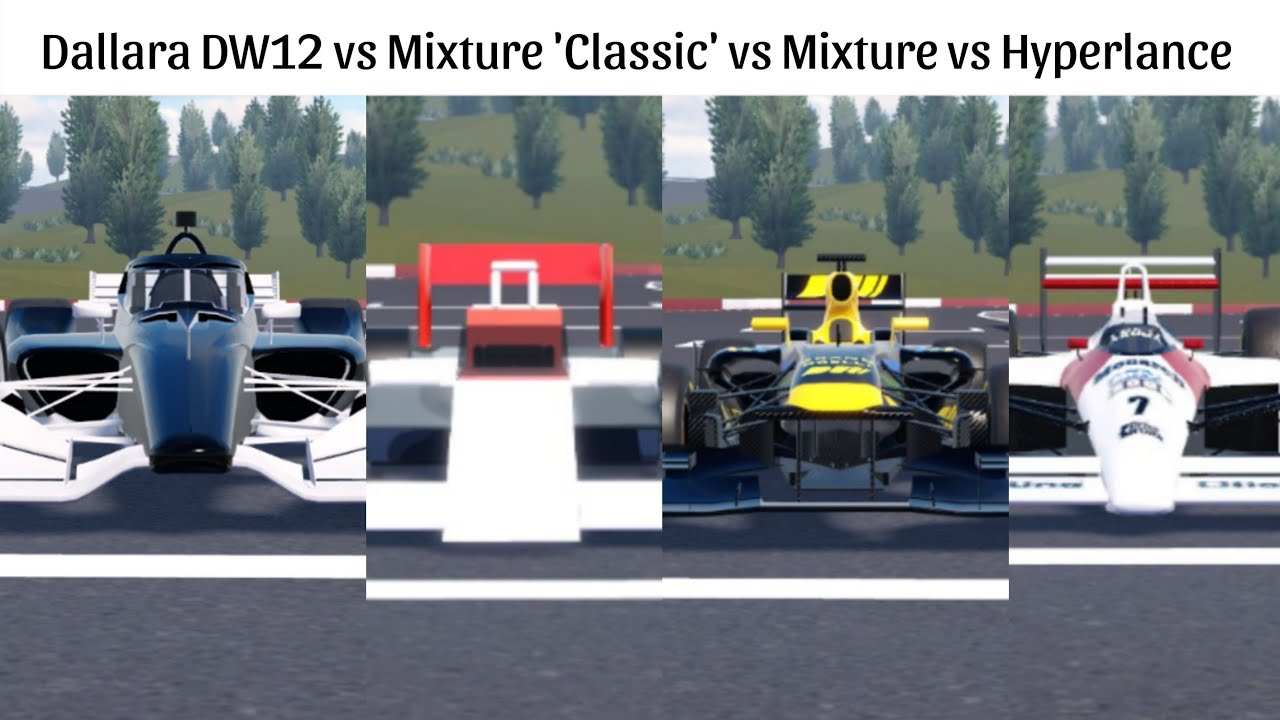 Qual é o Melhor? MIXTURE vs MIXTURE 'CLASSIC' vs DALLARA DW12 vs HYPERLANCE CD3! - Drive World