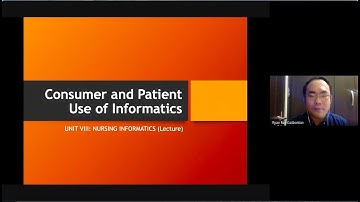 N-110 Nursing Informatics Lecture 4: Patient Use and International Perspectives in Informatics