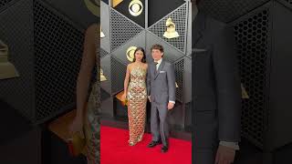 📸 Marcello Hernández and girlfriend Ana Amelia Batlle Cabral make it date night at the #Grammys  🖤🔥