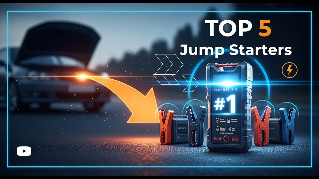 TOP 5 Best Portable Car Jump Starters 2026 | Never Get Stranded by a Dead Battery Again!