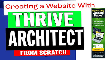 Thrive Architect Web Builder - Make A Website From Scratch [ Simple And Easy ]