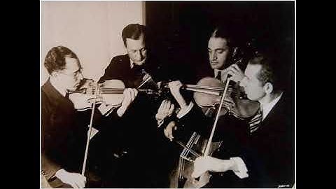 Schoenberg, String quartet no. 1 in D minor, op. 7 (Kolisch Quartet/1936)