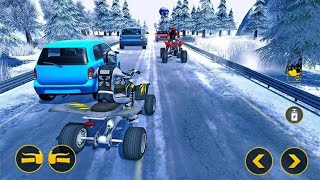 ATV Bike Racer | City : Desert : Snow | Quad Racer | Android gameplay! screenshot 2