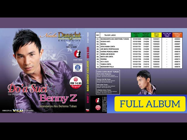 Benny Z - Nada Dangdut Exclusive Doa Suci [Full Album Audio HD] class=