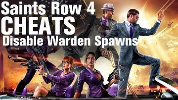 Saints Row 4 Cheats: Disable Warden Spawns