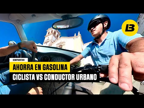 MAS RÁPIDO EN BICI ♻️ FRENTE A COCHE