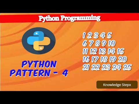 #11.4 Square Number Pattern in Python | Number Pattern in Python ...