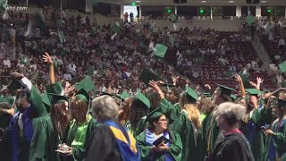 High school graduates get ready to enter the work world