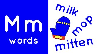 Words Starting With M Phonics Initial Sound
