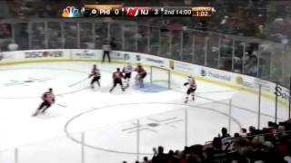 Brodeur Stacks the Pads, Amazing save