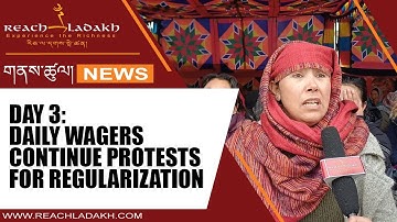 Day 3: Daily Wagers Continue Protests for Regularization