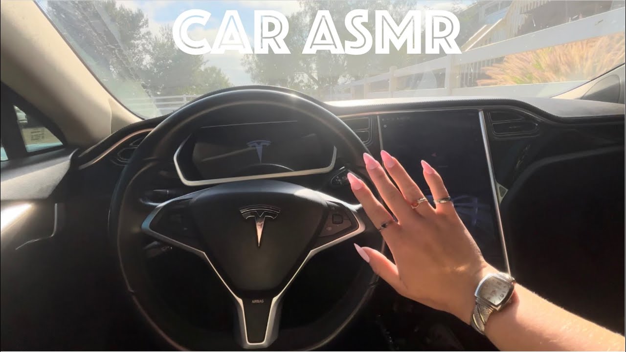 ASMR: Tapping On A Tesla Model S (Interior) 🚗
