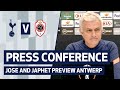 PRESS CONFERENCE | JOSE MOURINHO AND JAPHET TANGANGA PREVIEW ROYAL ANTWERP