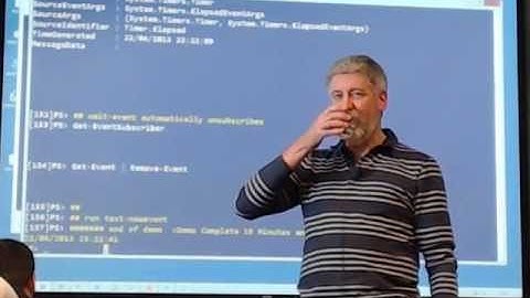 PowerShell Events - Richard Siddaway - PowerShell Summit 2013