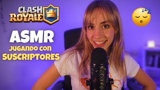 ASMR JUGANDO CLASH ROYALE CON SUSCRIPTORES 👑❤️ screenshot 3