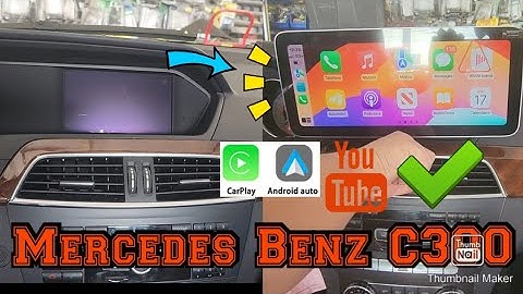Mercedes-Benz C-Class W204 2011-2014  NTG 4.5/4.7 system.apple carplay android auto Netflix 12.3"