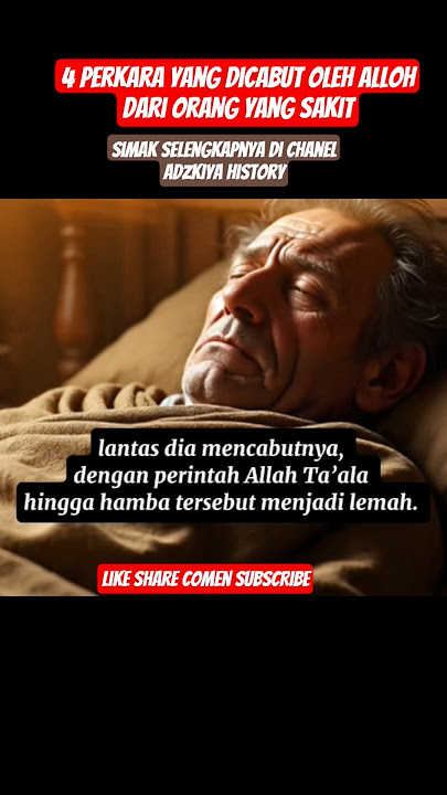 4 perkara yang dicabut oleh Alloh dari orang yang sakit 😱 #short #shortvidio #shorts