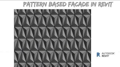 How to Create Facade Using pattern Based Curtain Panels Revit Tutorial for Beginners