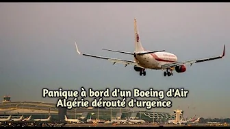 Panique à bord d'un Boeing d'Air Algérie dérouté d'urgence thumbnail