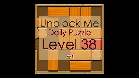 Unblock Me - Daily Puzzles Level 38