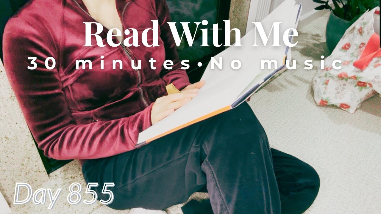 Cozy Read With Me by the Fireplace 🔥📖 | 30 Minutes Silent Reading | No Music | Day 855
