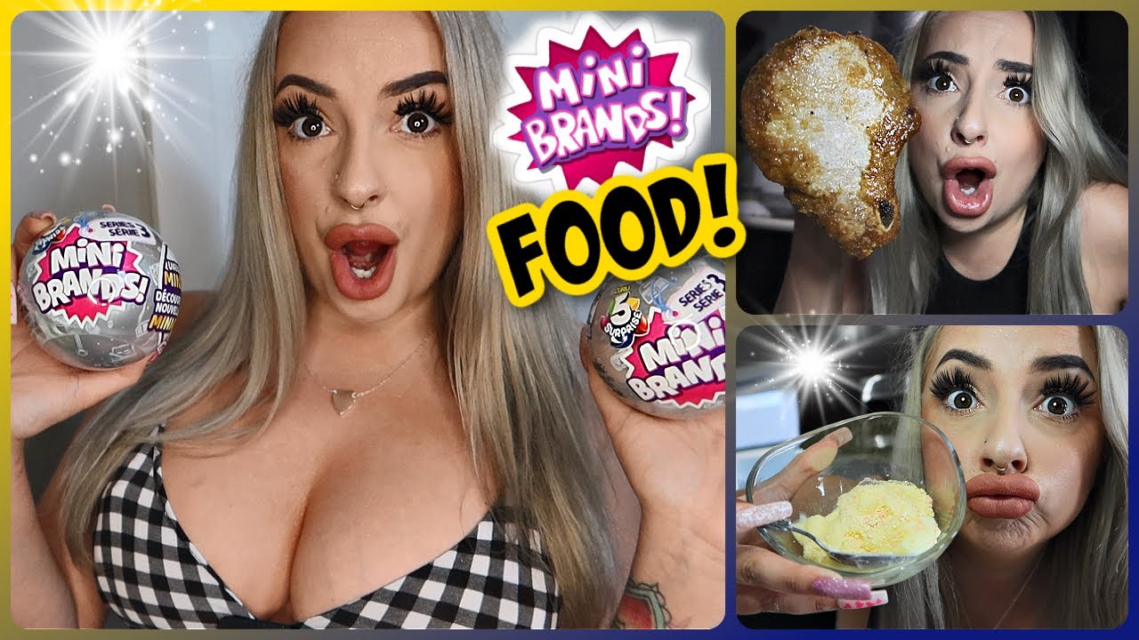 MINI BRANDS chooses my meals FOR THE WHOLE DAY!!!