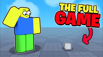 I Made a FULL Roblox Game In ONE STUD
