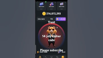 hamster kombat daily cipher code #hamsterkombat #hamstercipher