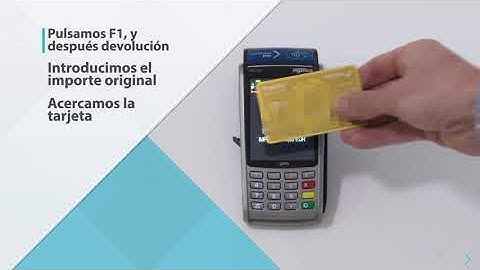 UniversalPay - ¿Cómo devolver una operación con tu datáfono?