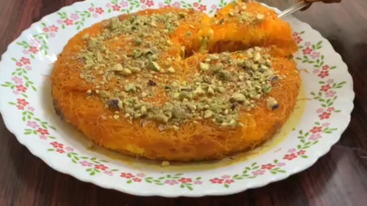 Middle Eastern Dessert 😛How to make Kunafa in Telugu ️ Creamy Kunafa